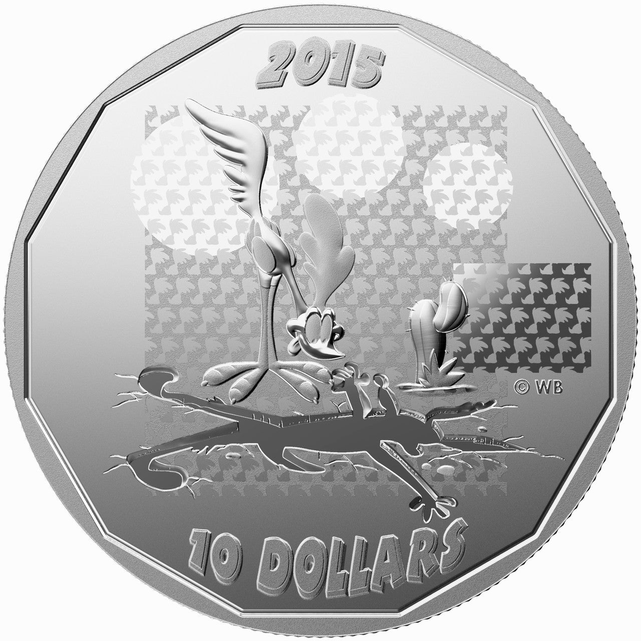 2015 1/2oz $10 LOONEY TUNES™ - "BEEP! BEEP!" FINE SILVER COIN