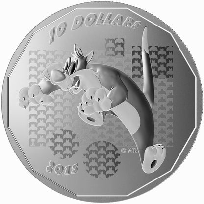 2015 1/2oz $10 LOONEY TUNES™ - "SUFFERING SUCCOTASH" FINE SILVER COIN