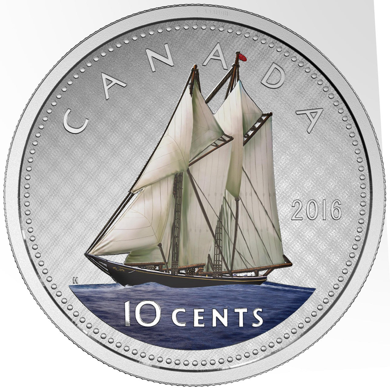 2016 10-CENT BIG COIN SERIES FINE SILVER COIN (COLOURED)