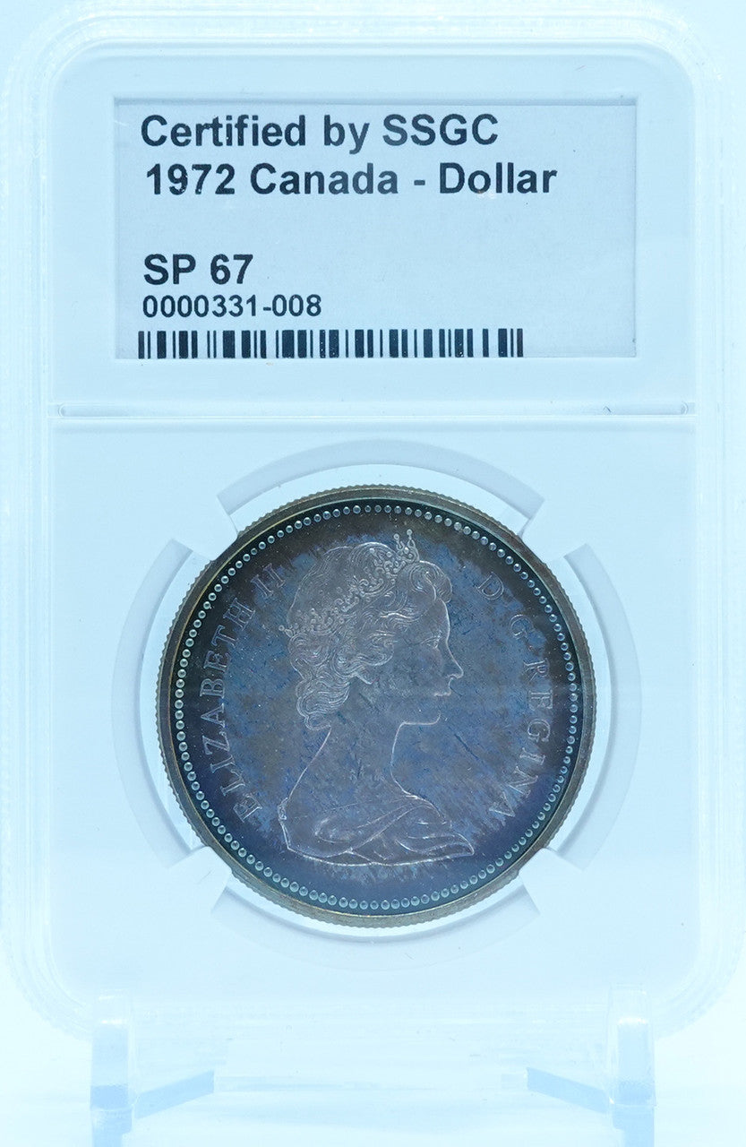 1972 DOLLAR CANADA – SP 67 – GRADED