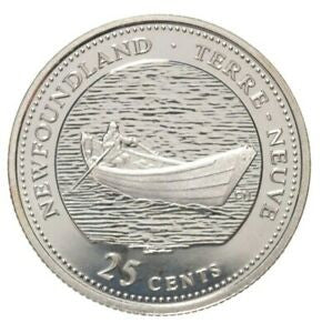 1992 NEWFOUNDLAND 25-CENT ROLL