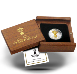 2011 $1 RUGBY WORLD CUP: WEBB ELLIS CUP FINE SILVER COIN (28.35G)