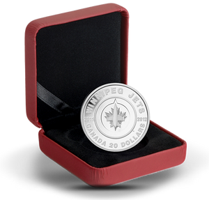 2011 1oz $20 WINNIPEG JETS FINE SILVER COIN