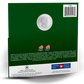 2012 25c THE EDMONTON ESKIMOS COLOURED COIN AND STAMP SET