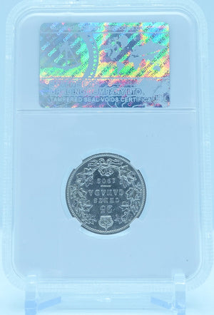 1902 25 CENT (SC) CANADA SMALL CROWN – EF 40 - GRADED