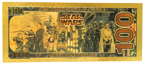 $100 STAR WARS: DARTH VADER NOVELTY GOLD FOIL NOTES