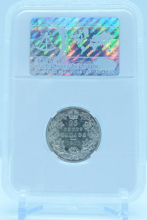 1920 25 CENT CANADA – MS 65 - GRADED