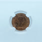 1955 1 CENT CANADA SF SDE – PL 65 – GRADED (346-013)