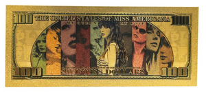 $100 TAYLOR SWIFT NOVELTY GOLD FOIL NOTES