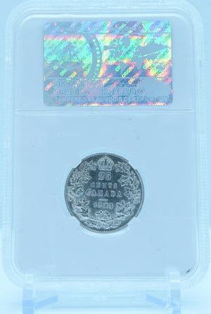 1932 25 CENT CANADA – AU 58 - GRADED