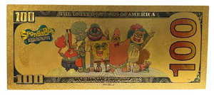 $100 SPONGEBOB: SQUIDWARD NOVELTY GOLD FOIL NOTES