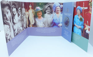 1900-2002 5-POUND QUEEN ELIZABETH - THE QUEEN MOTHER - MEMORIAL CROWN