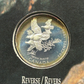 [AUCTION ONLY] 1995 50-CENT 4-COIN CANADIAN BIRD SET - PUFFIN - CRANE- GRAY JAY - PTARMIGAN