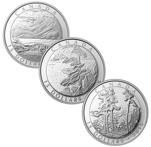 2015 2oz $15 CARMICHAEL - LANDSCAPE FINE SILVER COIN