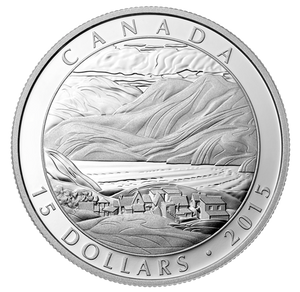 2015 2oz $15 CARMICHAEL - LANDSCAPE FINE SILVER COIN