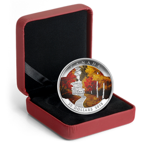 2015 1oz $20 AUTUMN EXPRESS FINE SILVER COIN