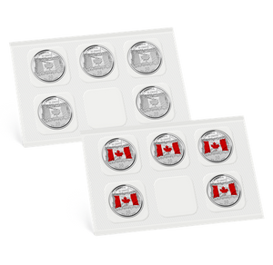 2015 25-CENT CANADA 150 COLLECTION: 50TH ANNIVERSARY OF THE CANADIAN FLAG CIRCULATION COIN PACK