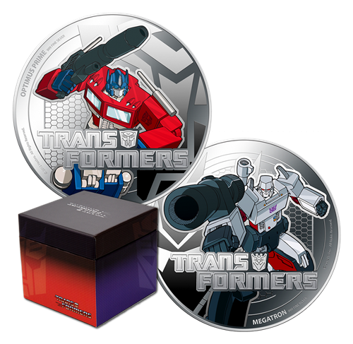 2013 - 1oz 2 COIN SET - TRANSFORMERS