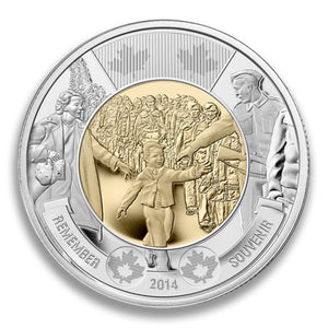 2014 $2 WAIT FOR ME DADDY - COMMEMORATIVE TOONIE