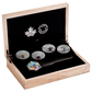 2015 4oz $20 LOONEY TUNES - PURE SILVER 4-COIN SET WITH WATCH