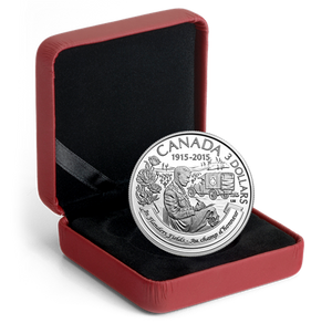 2015 1/4oz $3 100TH ANNIVERSARY OF IN FLANDERS FIELDS FINE SILVER COIN