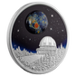 2016 1oz $20 THE UNIVERSE - BOROSILICATE GLASS - GLOW-IN-THE-DARK FINE SILVER COIN