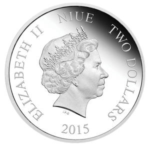 2015 1oz $2 DISNEY PRINCESS: JASMINE FINE SILVER COIN