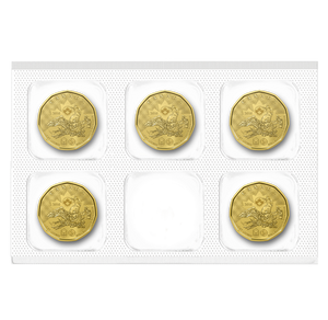 2016 $1 CIRCULATION 5-PACK - LUCKY LOONIE
