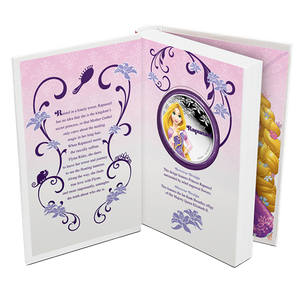 2016 1oz $2 DISNEY PRINCESS: RAPUNZEL FINE SILVER COIN