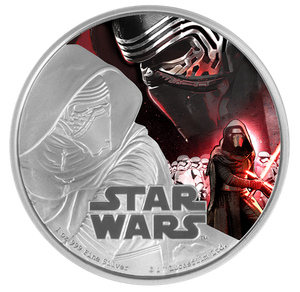 2016 $2 STAR WARS: KYLO REN FINE SILVER COIN (LIMITED EDITION)