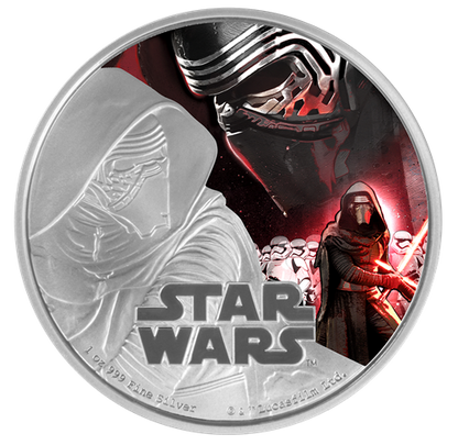 2016 $2 STAR WARS: KYLO REN FINE SILVER COIN (LIMITED EDITION)