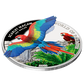 2016 $5 WORLD OF PARROTS: SCARLET MACAW STERLING SILVER