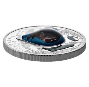 2017 1oz $20 CANADIAN UNDERWATER LIFE FINE SILVER COIN