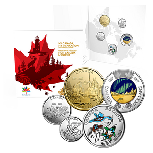 2017 MY CANADA - 5-COIN SET - MY INSPIRATION COLLECTOR CARD