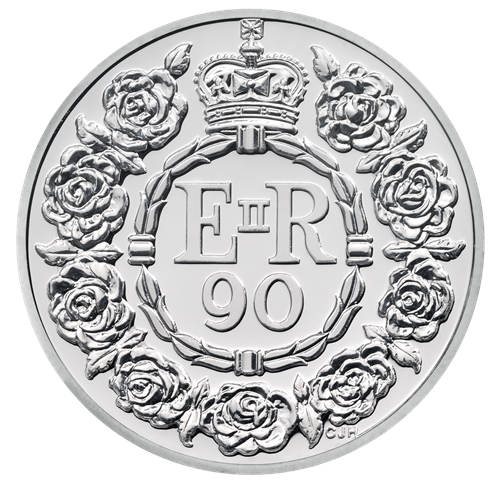 2016 £20 QUEEN'S 90TH ANNIVERSARY FINE SILVER COIN