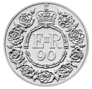 2016 £20 QUEEN'S 90TH ANNIVERSARY FINE SILVER COIN