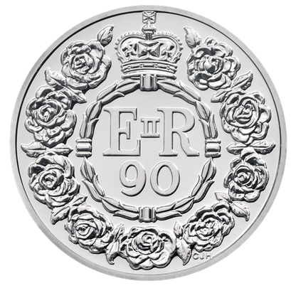 2016 £20 QUEEN'S 90TH ANNIVERSARY FINE SILVER COIN