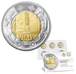 2017 $2 - 100TH ANNIVERSARY OF THE BATTLE OF VIMY RIDGE CIRCULATION COIN PACK