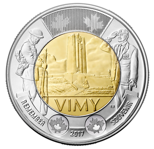 2017 $2 - 100TH ANNIVERSARY OF THE BATTLE OF VIMY RIDGE CIRCULATION COIN PACK