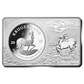 2017 3oz 50TH ANNIVERSARY OF THE KRUGERRAND FINE SILVER BAR AND COIN (TARNISHED)
