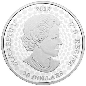 2018 2oz $30 HALIFAX PUBLIC GARDENS FINE SILVER COIN