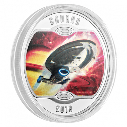 2018 1/2oz $10 STAR TREK™: USS VOYAGER NCC-74656 FINE SILVER COIN (NO SLEEVE)