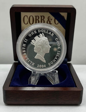 2004 1oz COBB & CO FINE SILVER COIN