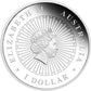 2012 1oz $1 PURE SILVER PROOF COIN - OPAL SERIES: THE WOMBAT