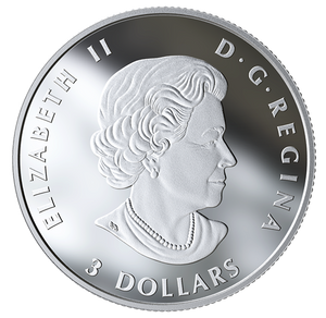 2019 1/4oz $3 CELEBRATION OF LOVE FINE SILVER COIN