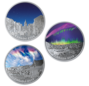 2019 3oz $20 FINE SILVER 3-COIN SET SKY WONDERS SUBSCRIPTION BOX