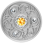 2020 3oz $5 12-BIRTHSTONES WITH SWAROVSKI CRYSTALS (FINE SILVER)