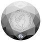 2021 3oz $50 PURE SILVER DIAMOND-SHAPED COIN - FOREVERMARK BLACK LABEL ROUND DIAMOND