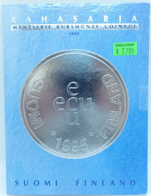 1995 RAHASARJA MYNTSERIE KURSMUNZE COINAGE - SUOMI FINLAND