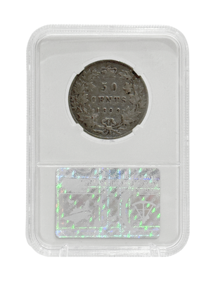 1892 50 CENT CANADA OBV.4 – VF 20 – GRADED